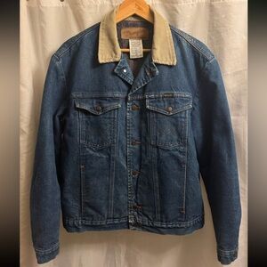 Wrangler Stormrider Style Lined Denim Jacket (42R)